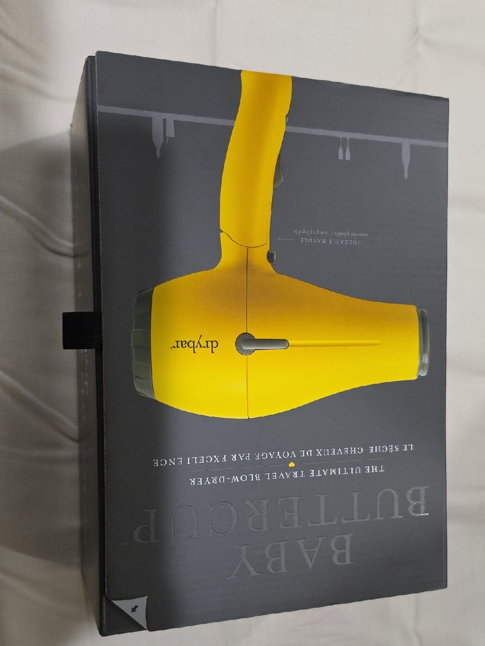 Drybar Baby Buttercup Yellow and Black Hair Dryer